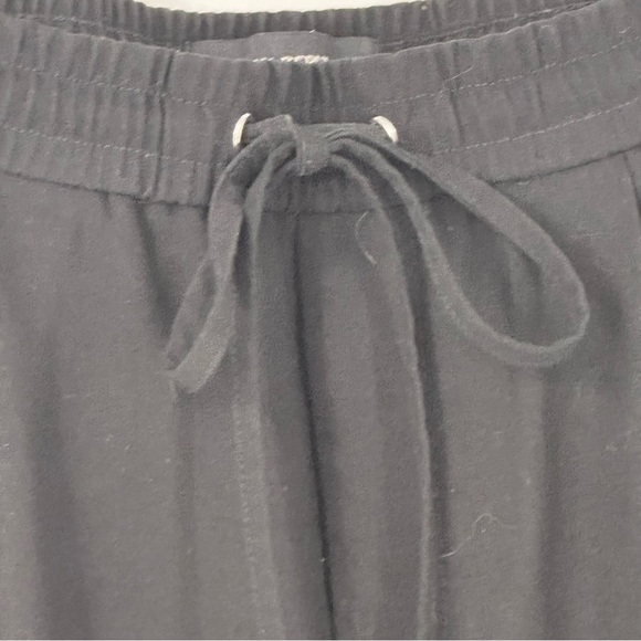 Banana Republic Black Drawstring Semi Dress Pants Womens Medium - Picture 3 of 7